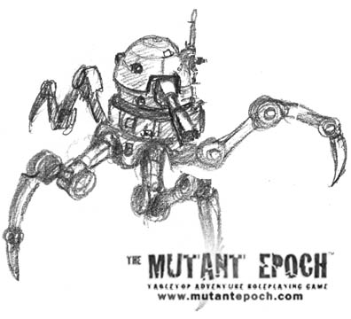 The Mutant Epoch Sketchbook Page 1